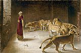 Interpretation of lions in Daniel in the den of lions by Unknown Artist